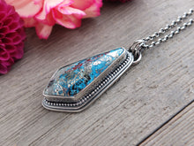 Load image into Gallery viewer, Persian Turquoise with Pyrite Necklace