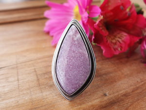 Lepidolite Ring or Pendant (Choose Your Size)