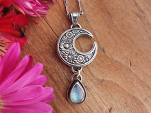 Load image into Gallery viewer, Rainbow Moonstone Pendant