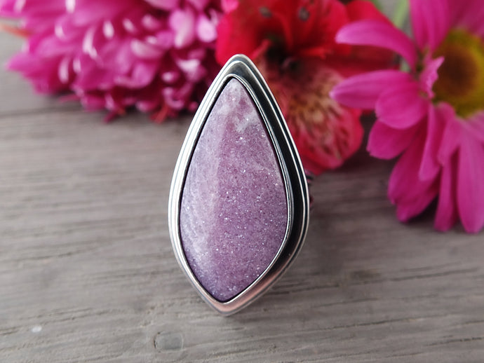Lepidolite Ring or Pendant (Choose Your Size)