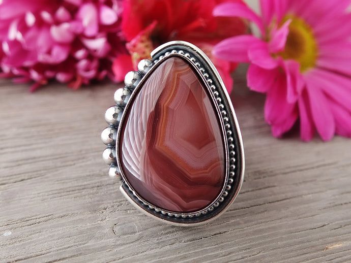 Laguna Agate Ring or Pendant (Choose Your Size)