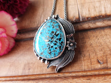 Load image into Gallery viewer, Persian Turquoise with Pyrite Necklace