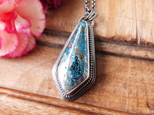 Load image into Gallery viewer, Persian Turquoise with Pyrite Necklace
