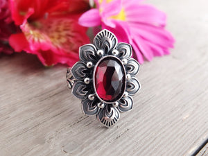 Garnet Ring or Pendant (Choose Your Size)