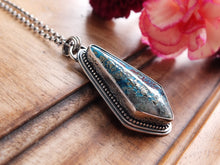 Load image into Gallery viewer, Persian Turquoise with Pyrite Necklace