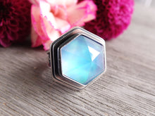 Load image into Gallery viewer, Aurora Opal &amp; Quartz Doublet Ring or Pendant (Choose Your Size)