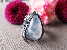 Load image into Gallery viewer, Rainbow Moonstone Ring or Pendant (Choose Your Size)