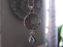 Load image into Gallery viewer, Rainbow Moonstone Pendant
