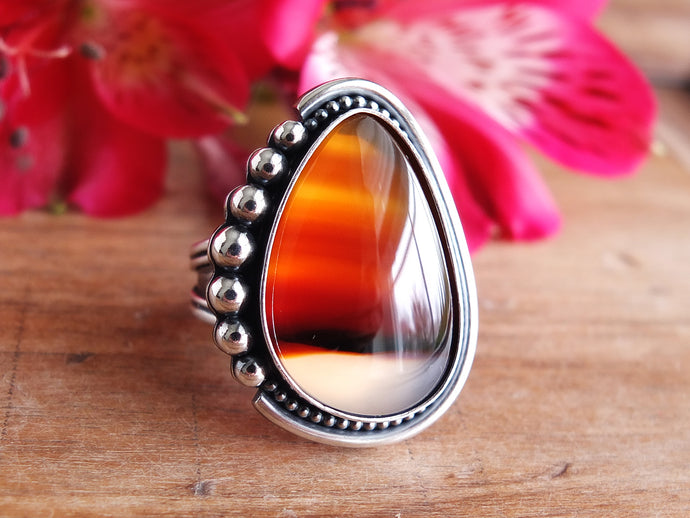 Montana Agate Ring or Pendant (Choose Your Size)