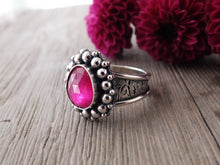 Load image into Gallery viewer, Rose Cut Pink Sapphire Ring or Pendant (Choose Your Size)