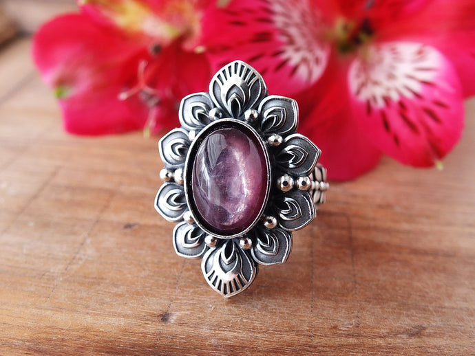 Lepidolite Ring or Pendant (Choose Your Size)