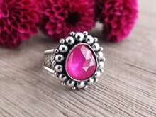 Load image into Gallery viewer, Rose Cut Pink Sapphire Ring or Pendant (Choose Your Size)