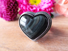 Load image into Gallery viewer, Rainbow Obsidian Ring or Pendant (Choose Your Size)