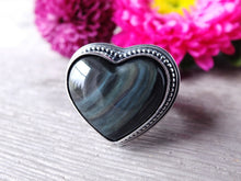Load image into Gallery viewer, Rainbow Obsidian Ring or Pendant (Choose Your Size)