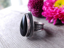 Load image into Gallery viewer, Black Onyx Ring or Pendant (Choose Your Size)