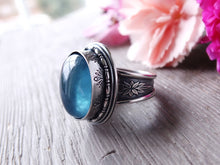 Load image into Gallery viewer, Aquamarine Ring or Pendant (Choose Your Size)
