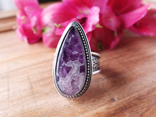 Load image into Gallery viewer, Amethyst Lace Agate Ring or Pendant (Choose Your Size)