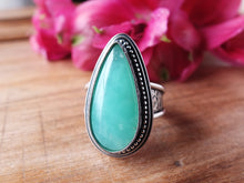 Load image into Gallery viewer, Chrysoprase Jasper Ring or Pendant (Choose Your Size)