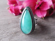 Load image into Gallery viewer, Chrysoprase Jasper Ring or Pendant (Choose Your Size)