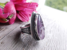 Load image into Gallery viewer, Amethyst Lace Agate Ring or Pendant (Choose Your Size)