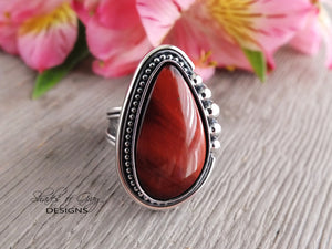 Red Tiger Eye Ring or Pendant (Choose Your Size)