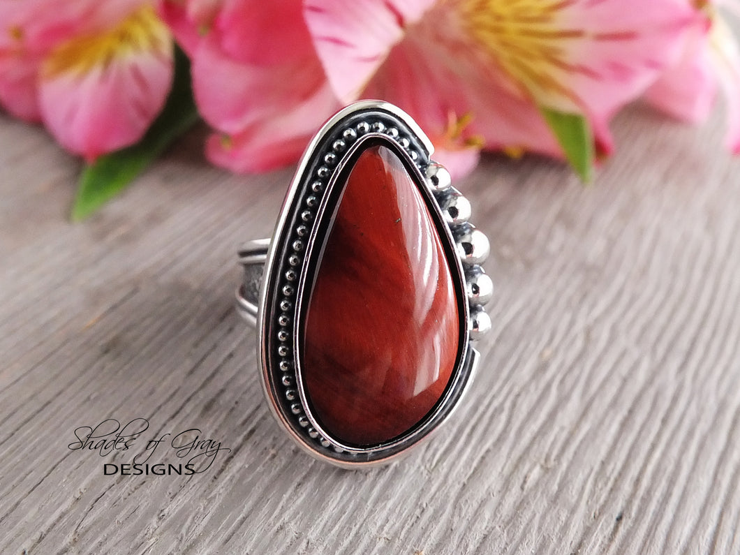 Red Tiger Eye Ring or Pendant (Choose Your Size)