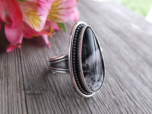 Dendritic Agate Ring or Pendant (Choose Your Size)