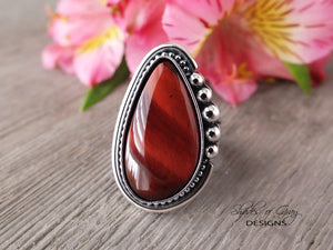 Red Tiger Eye Ring or Pendant (Choose Your Size)