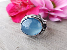 Load image into Gallery viewer, Aquamarine Ring or Pendant (Choose Your Size)