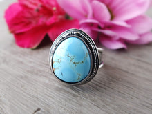 Load image into Gallery viewer, Golden Hills Turquoise Ring or Pendant (Choose Your Size)