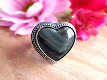 Load image into Gallery viewer, RESERVED: Rainbow Obsidian Ring or Pendant (Choose Your Size)