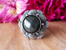 Load image into Gallery viewer, Rainbow Obsidian Ring or Pendant (Choose Your Size)