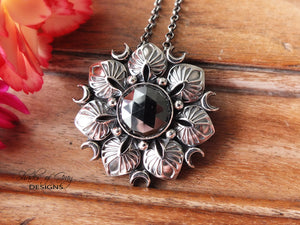 Rose Cut Hematite Pendant