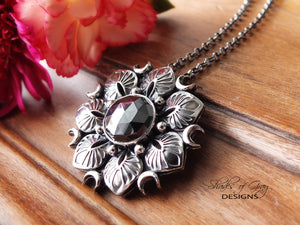 Rose Cut Hematite Pendant