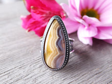 Load image into Gallery viewer, Laguna Agate Ring or Pendant (Choose Your Size)