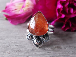 Sunstone Ring or Pendant (Choose Your Size)