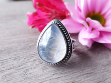 Load image into Gallery viewer, Rainbow Moonstone Ring or Pendant (Choose Your Size)
