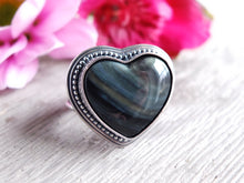 Load image into Gallery viewer, RESERVED: Rainbow Obsidian Ring or Pendant (Choose Your Size)