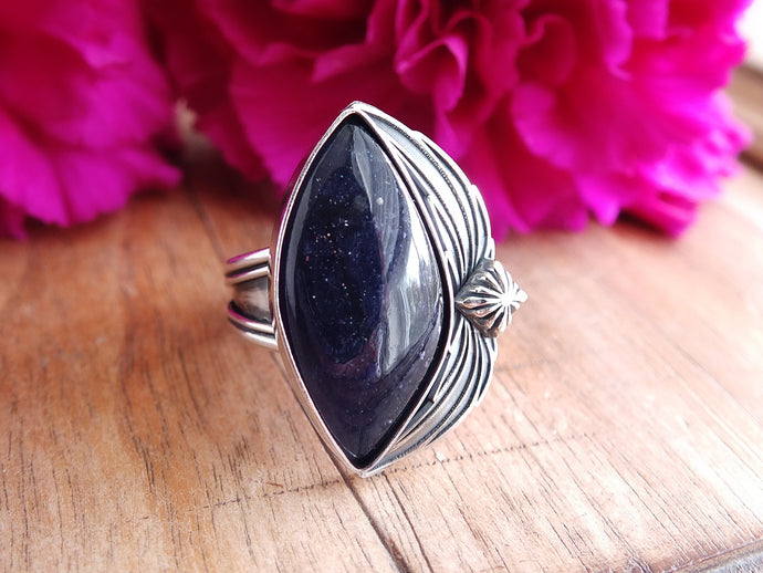 Iolite Sunstone Ring or Pendant (Choose Your Size)