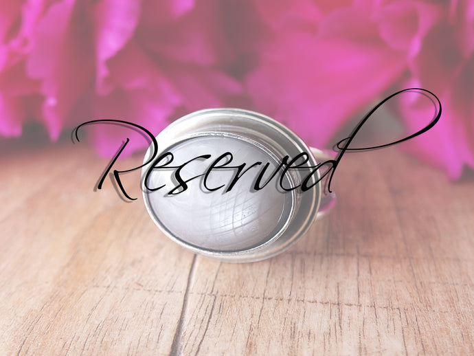 Reserved: Silver Sapphire Ring or Pendant (Choose Your Size)