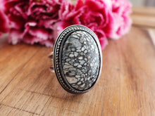 Load image into Gallery viewer, Dark Moon Stone / Luna Oscura Ring or Pendant (Choose Your Size)