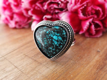 Load image into Gallery viewer, Hubei Turquoise Heart Ring or Pendant (Choose Your Size)