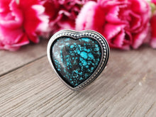 Load image into Gallery viewer, Hubei Turquoise Heart Ring or Pendant (Choose Your Size)
