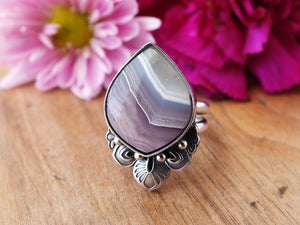 Laguna Agate Ring or Pendant (Choose Your Size)