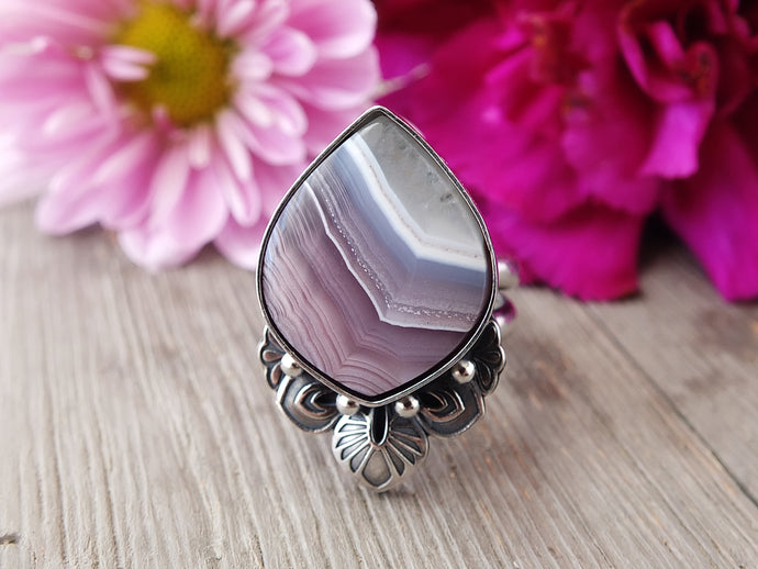 Laguna Agate Ring or Pendant (Choose Your Size)
