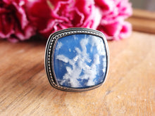 Load image into Gallery viewer, Plume Agate Doublet Ring or Pendant (Choose Your Size)