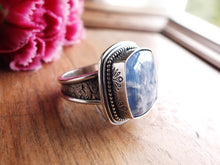 Load image into Gallery viewer, Plume Agate Doublet Ring or Pendant (Choose Your Size)