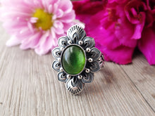 Load image into Gallery viewer, Green Tourmaline Ring or Pendant (Choose Your Size)