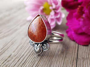 Sunstone Ring or Pendant (Choose Your Size)