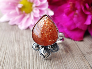 Sunstone Ring or Pendant (Choose Your Size)
